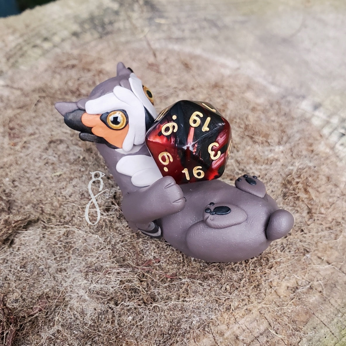 Great Horned Owlbear Dice Guardian