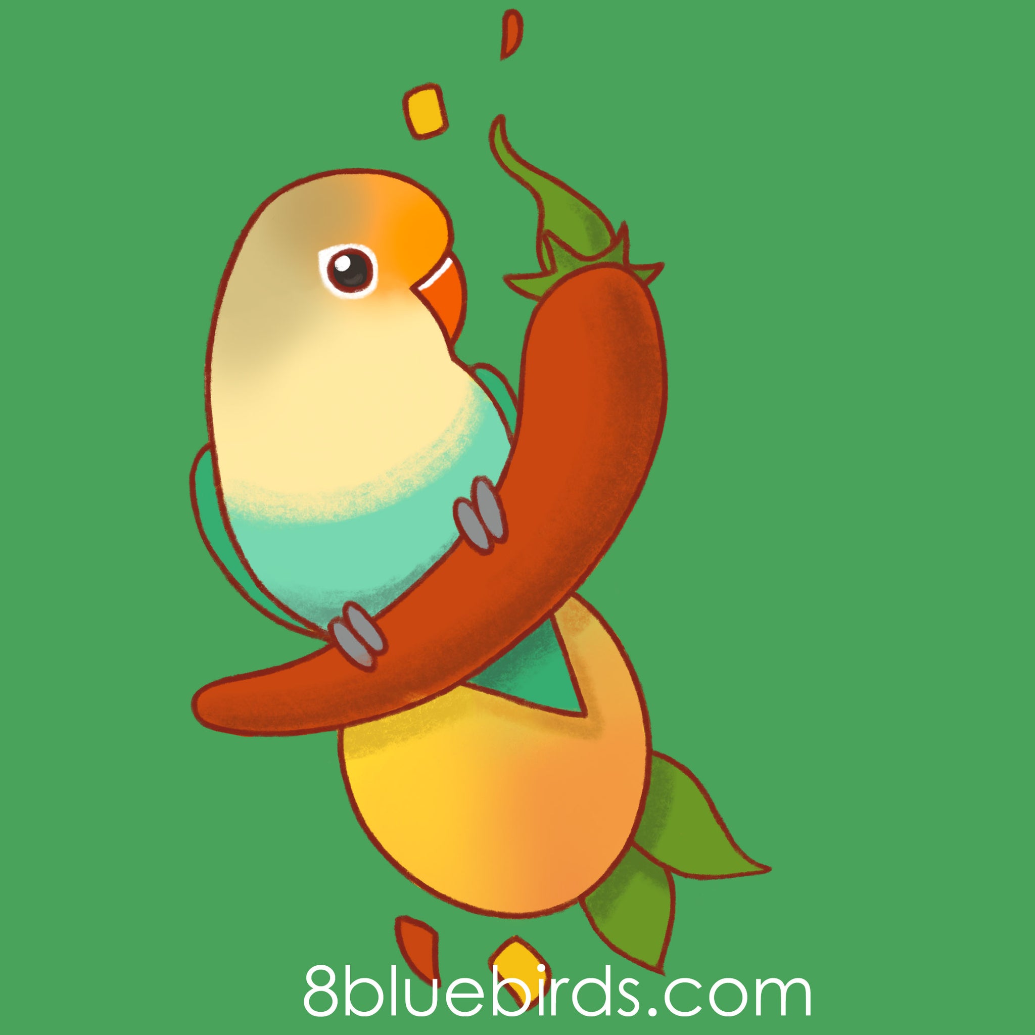 Mango Salsa Lovebird T-Shirt