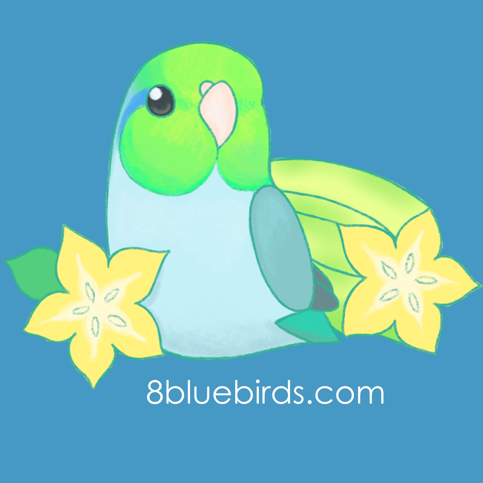 Turquoise Starfruit T-Shirt